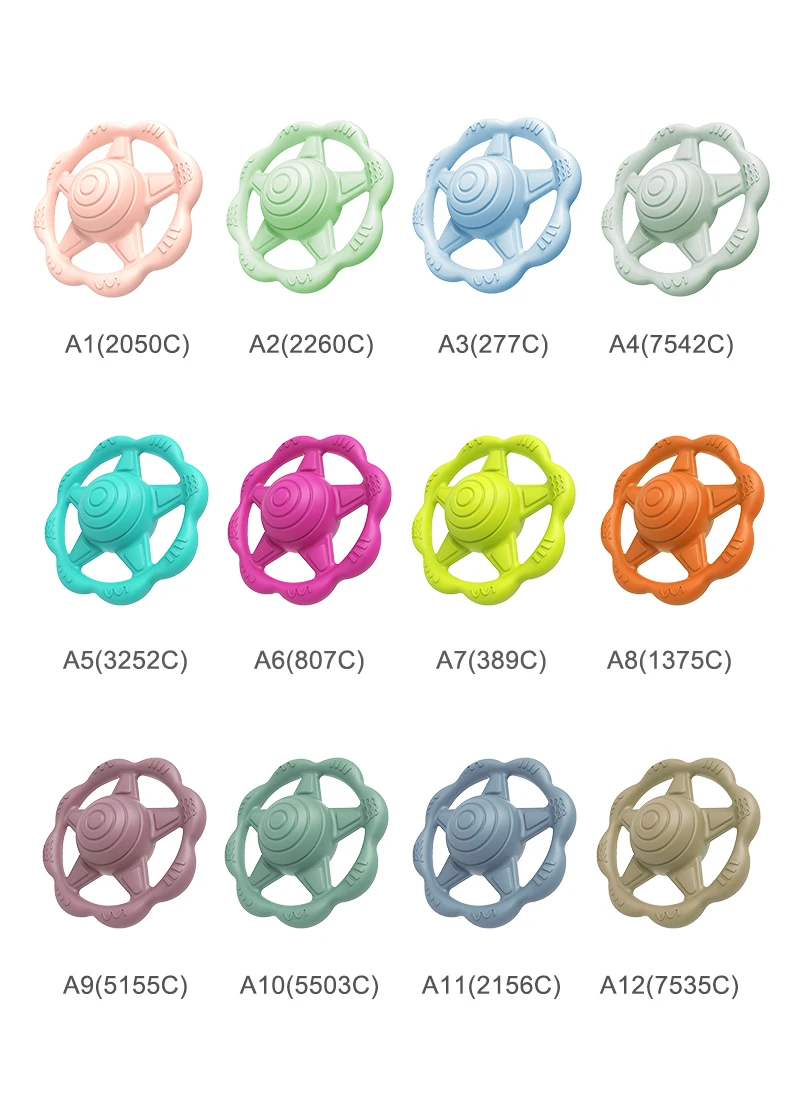 Custom Silicone Baby Rattle Teethers Wholesale Silicone Baby Hand