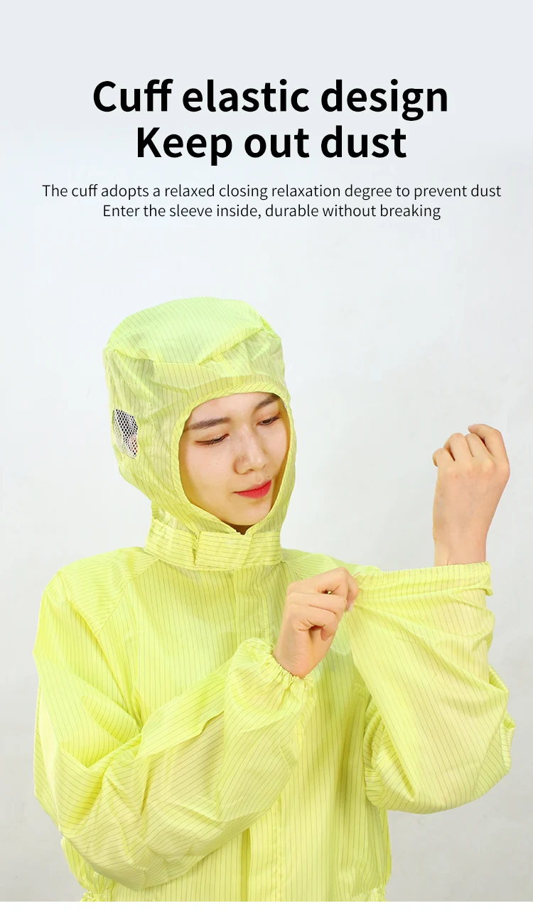 Customized New Brand Esd Clothes Cleanroom Coverall Anti-static ...