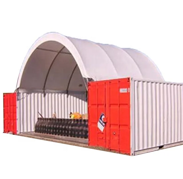 PVC Fabric Round Roof Dome Container Shelter