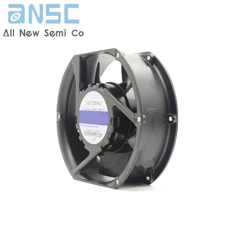 Original Axial flow fan KA1725HA2-S 220V 0.2A Waterproof cabinet industrial fan