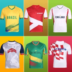 Китайская фабрика Размеры S/M/L/XL футболки футбольной команды из полиэстера для чемпионата мира по футболу 2022 года в