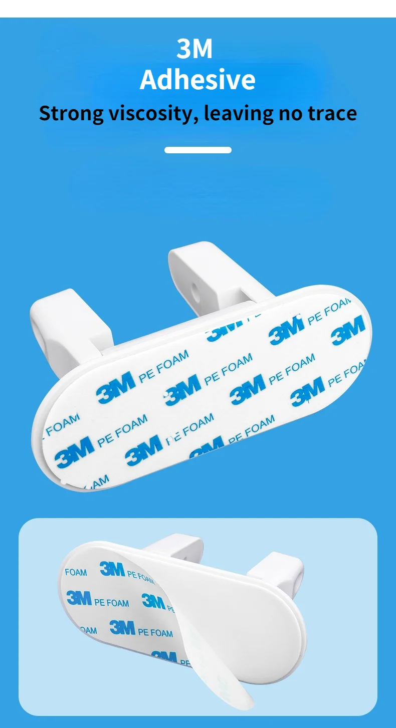 3m Adhesive Household Child Proof Lock Room Door Lever Locks For Baby