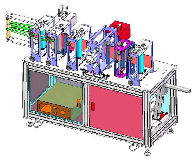 Полностью автоматический 3D 4 слойный N95 респиратор машина маска для лица делая