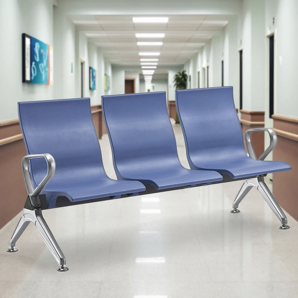 Standard Triple Support Beam Furniture Public Transportation Assembly 3