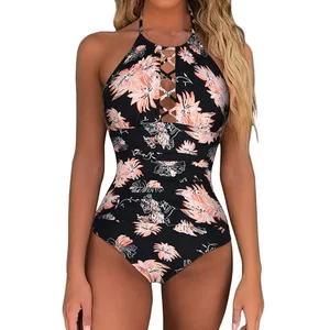 Cikini 2023 New One-Piece Swimsuit Neck Hook Sexy Multi Rope Tight Swimwear Bikinis Beachwear Swimwear Manufacturing Company