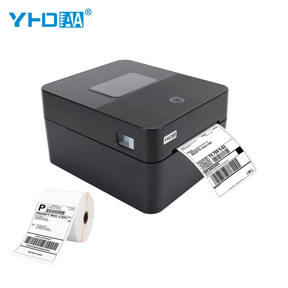 YHDAA High Quality Fast Speed Print 4X6 Direct Thermal Barcode Printer Usb Interface 4Inch Thermal Label Printer