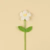 White-Large puff flower (double leaves)