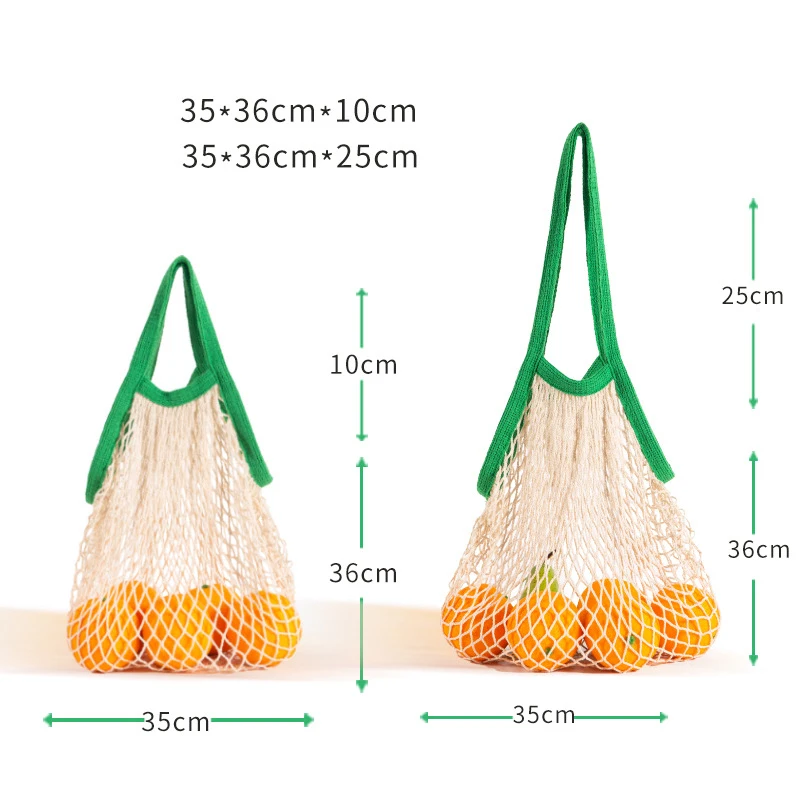 Bolsas reutilizables de malla Premium con logotipo personalizado