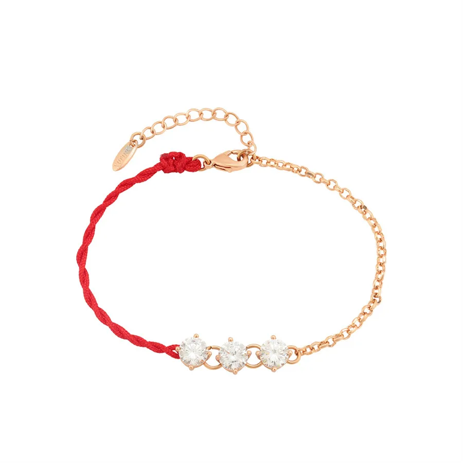 Xuping Jewelry Elegant Rose Gold Bracelet with Diamond
