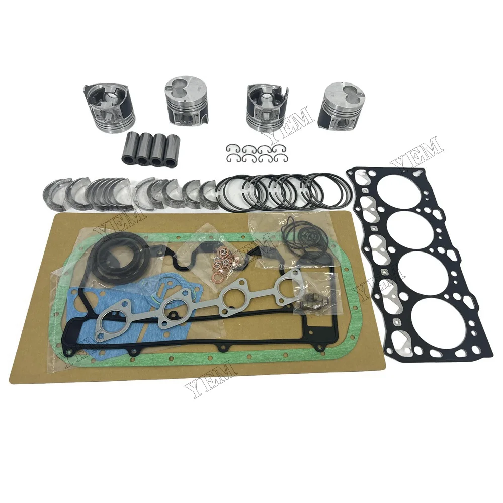 For Isuzu 4LE2-DI Overhaul Re-ring Kit Engine Part Engine Piston Ring Gasket