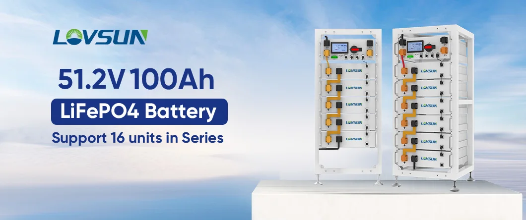 Lovsun High Voltage Stackable Lifepo4 Battery 409V 30kWh 40kWh 100Ah Solar Battery Storage System Lifepo4 Phosphate Battery supplier