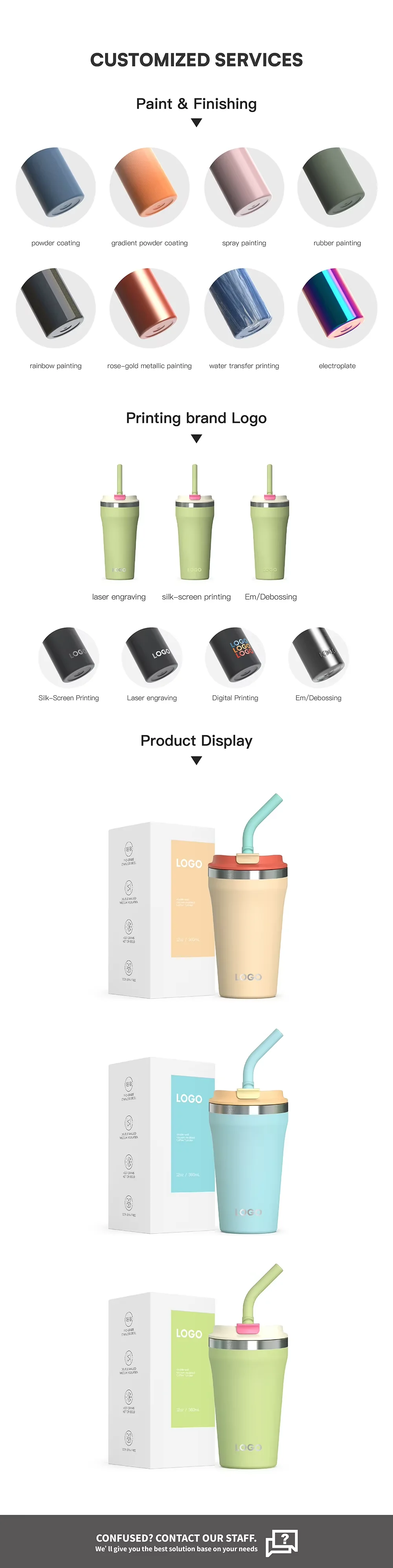 Color Options and Dimensions