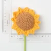 7Circle (light brown) sunflower flower branch-Leafless (40cm)