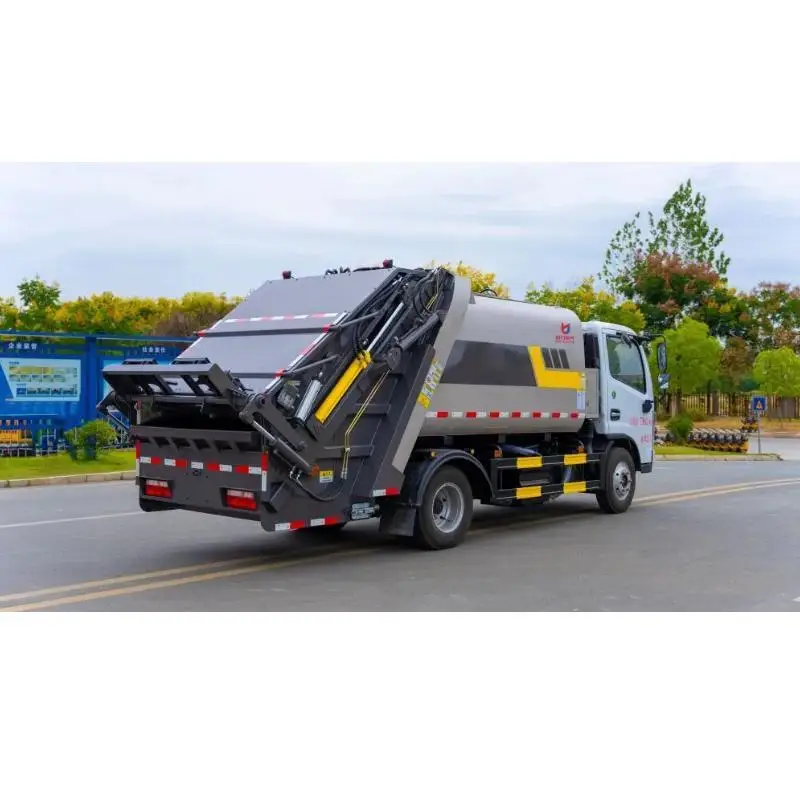 Dongfeng 6x2 4x2 Garbage Truck Compactor Euro 5 Waste Disposal Garbage ...
