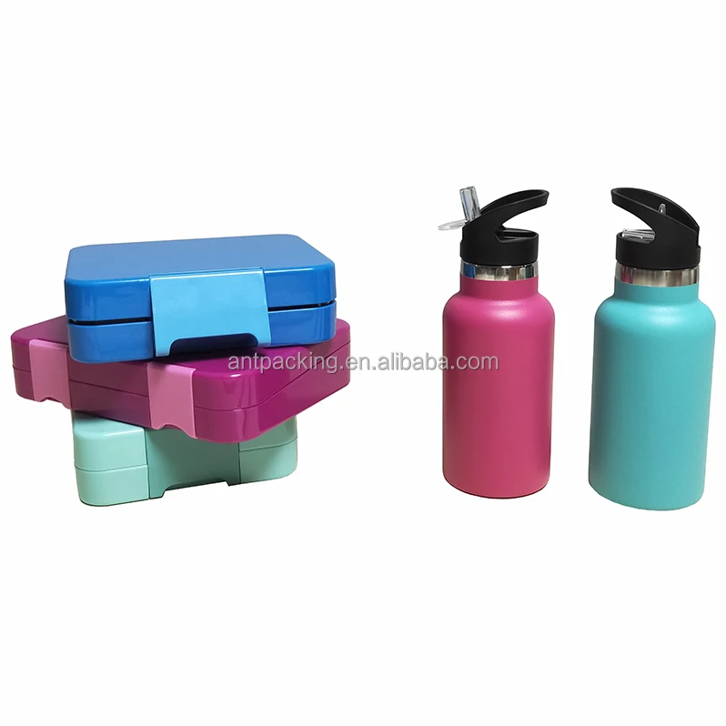 Factory Direct Supply Vacuum Insulated Water Bottle Eco-friendly Stainless Steel Water Bottle With Straw Lid