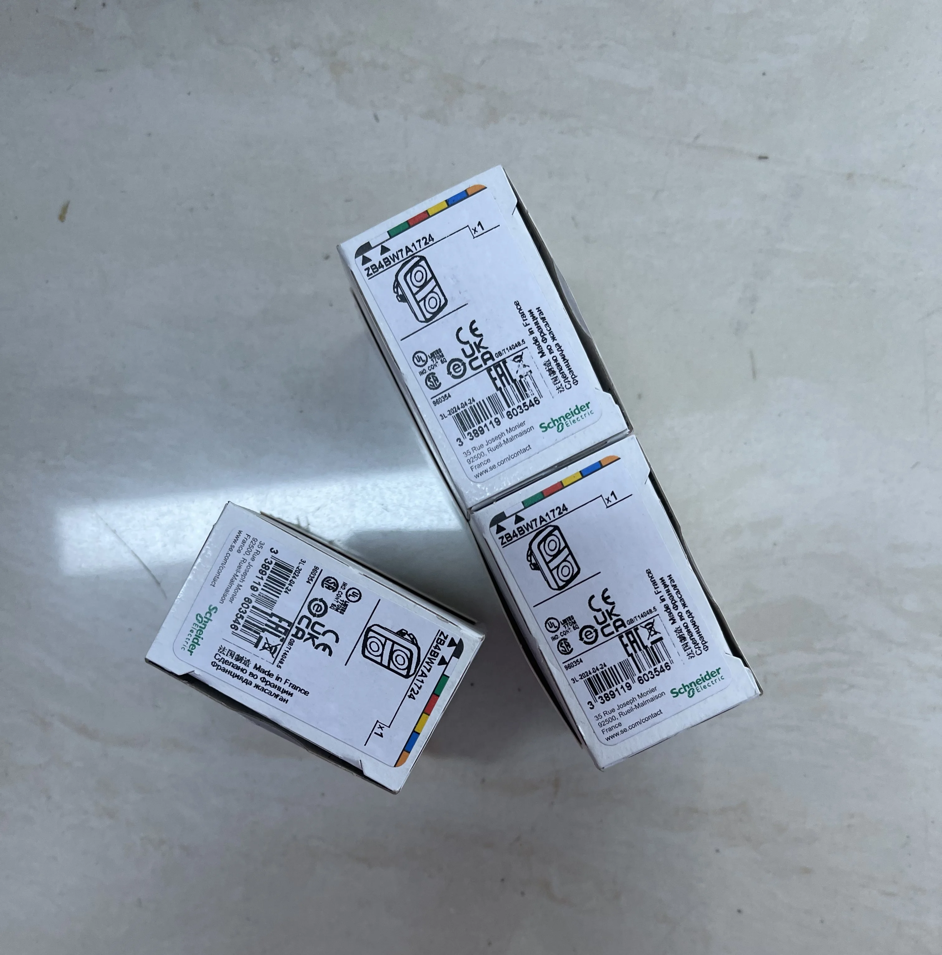 Schneider Push Button Unit ZB4BW7A1724
