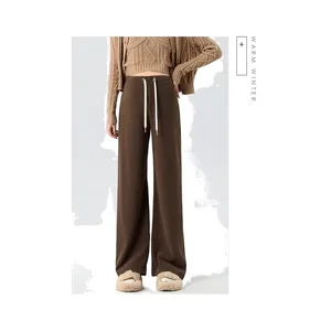 Casual Loose-Fitting Maternity Pants for Summer Autumn and Winter-Wide Leg with Belly Fit Design for Comfortable Pregnancy