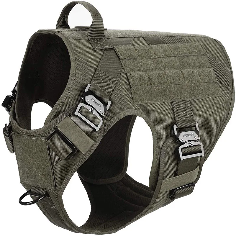 Воздухопроницаемый нейлоновый тренировочный жилет из ткани Оксфорд под заказ тактическая шлейка для собак больших