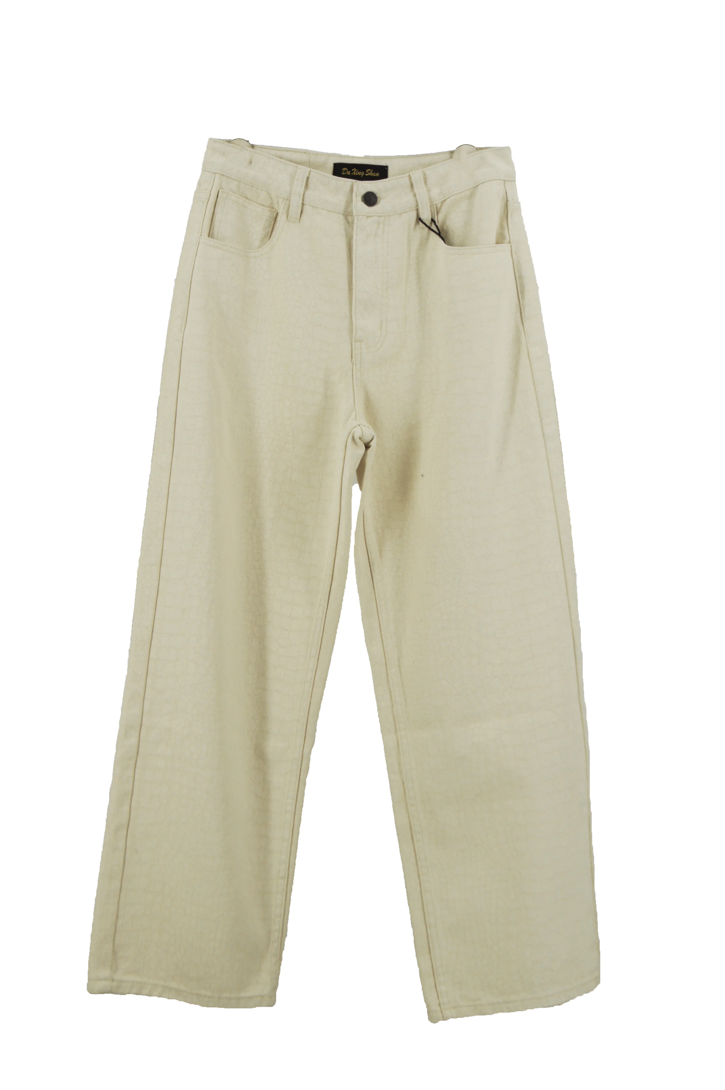 Loose and Simple Mid-to-high-waisted Women's Trousers