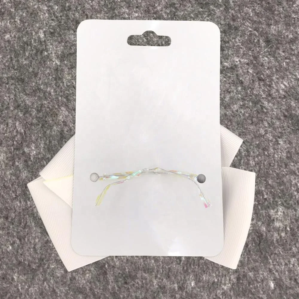 Лидер продаж, корсажная лента из 100% полиэстера, белый аксессуар для волос, бант