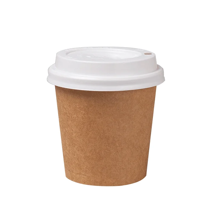 50pcs Thick disposable black coffee milk tea cup 280ml 400ml 500ml hot  drink packaging beverage cups