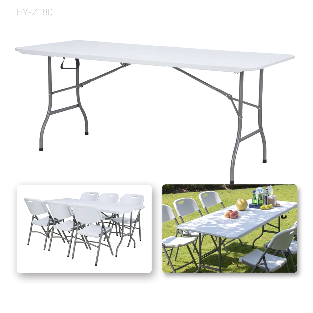 Лидер продаж пластиковый складной стол для пикника 6