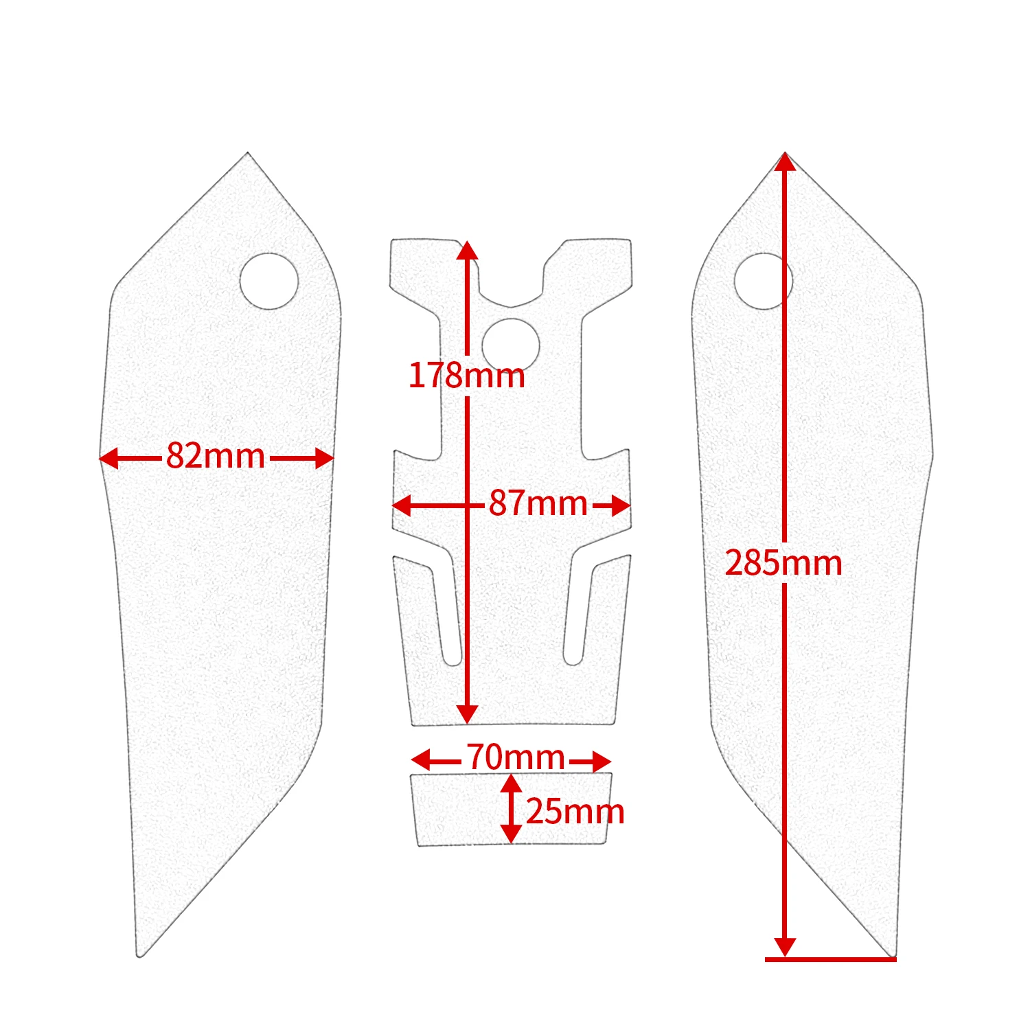 Moto Brandstoftank Sticker Voor NINJA 400 Z400 Motorfiets Tank Pad Protector Anti Slip Olie Tank