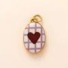 Red Grid Heart