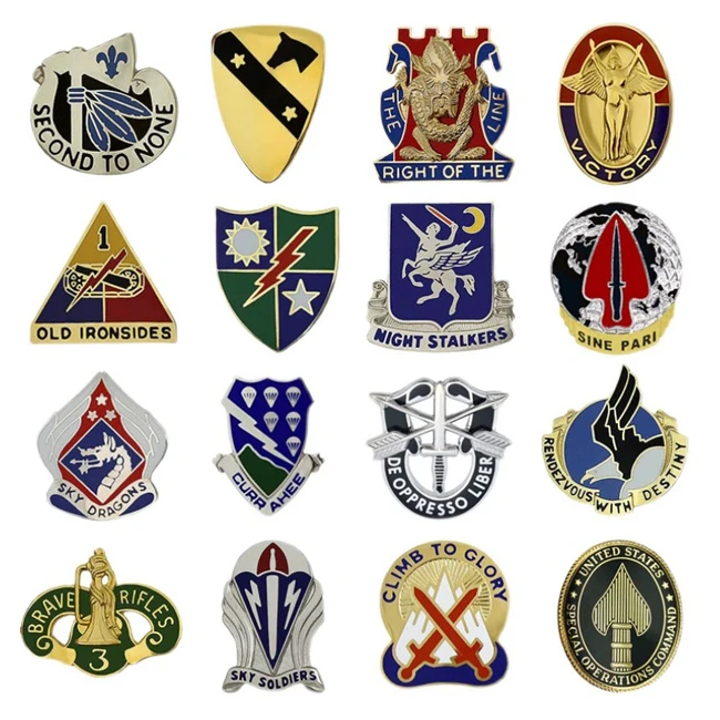 Cheap Wholesale Armed Forces Emblem Pins U.s. Air Troop Identification ...