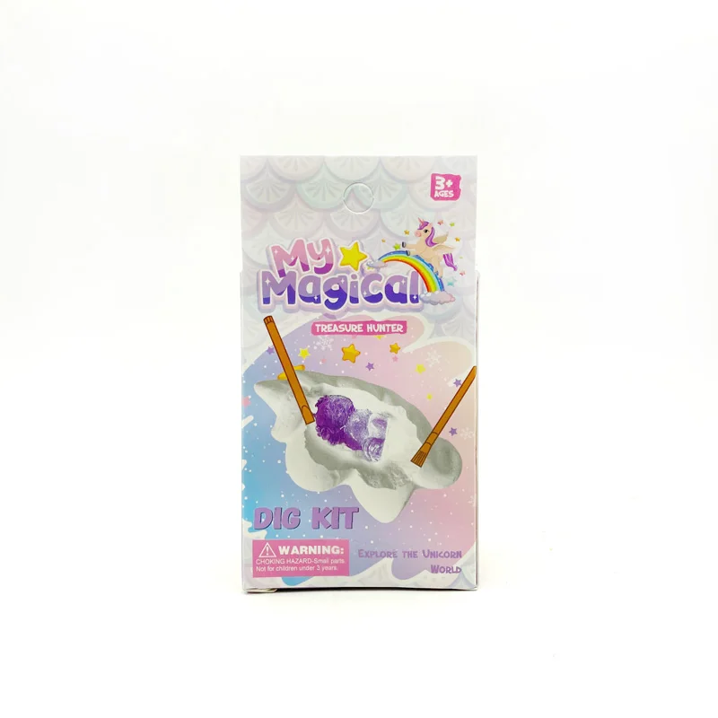 New Product Archaelogical Fossils STEM Toy with Tool Excavation Dig It up Unicorn Blind Box Gift Archaeological Gem Dig Toy