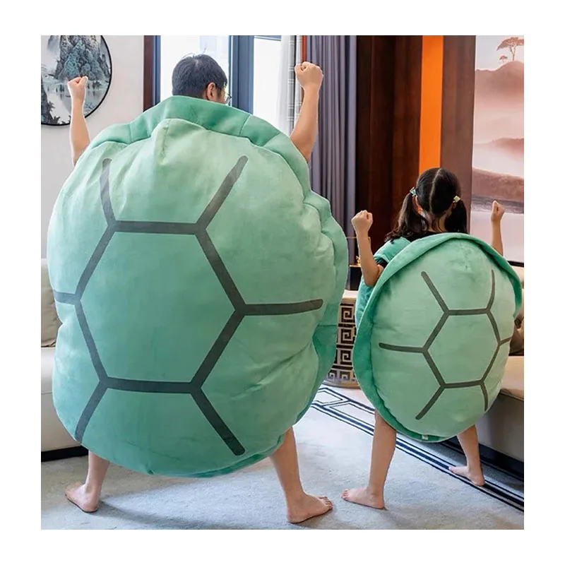 Turtle Shell Plush Toy Children Sleeping Bag Stuffed Tortoise Pillow ...