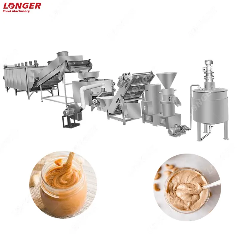 Commercial Peanut Butter Production Line Grinder Peanut Butter Maker Nuts Butter Machine
