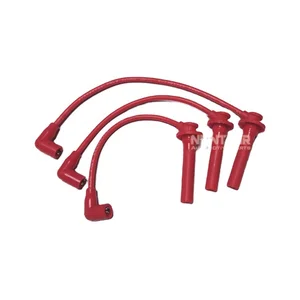 Auto Repuestos Suppliers Ignition Cable Set Silicon Spark Plug Cable for Chery QQ3/qq Auto Parts