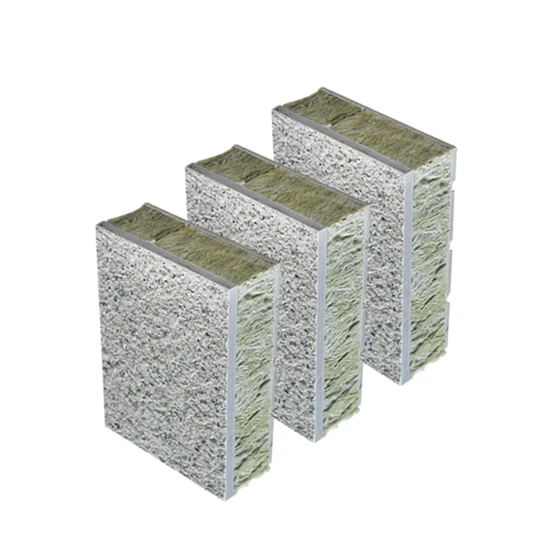 Turkey House Low Cost Precast Concrete Block Polystyrene Foam Insulated Composite Sandwich Wall Rock Wool SIP Panels for Sale