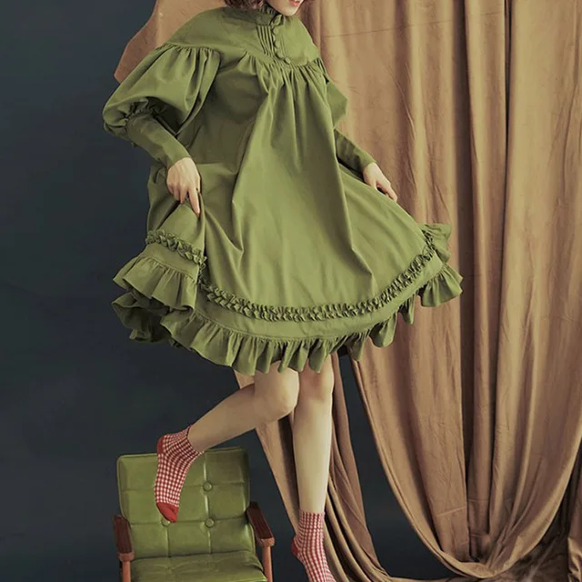 Gothic Vintage Lolita Dress for Women - Japanese Princess Style, Lantern  Sleeve Cosplay Costume for Parties & Halloween Events