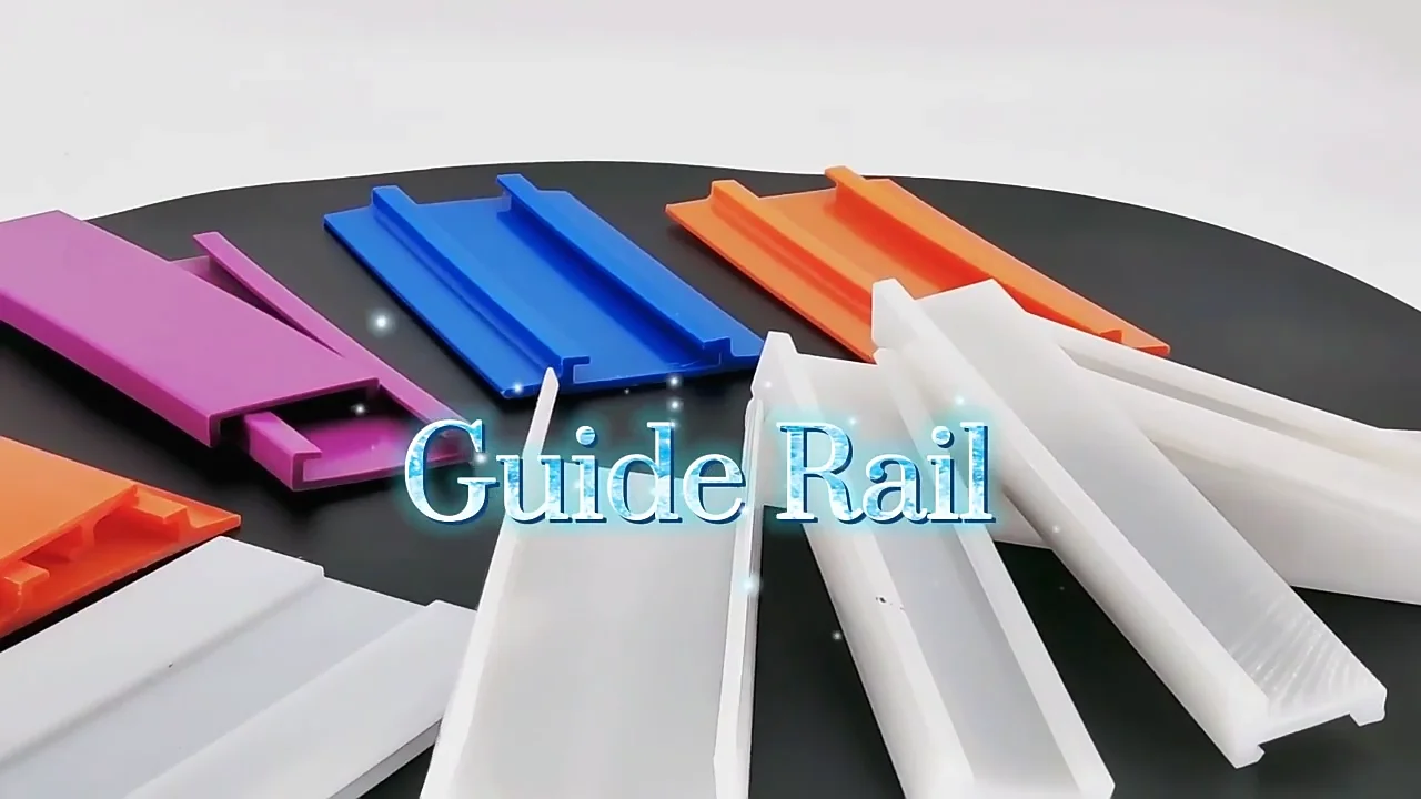 Hot Sale Low Friction Square Nylon Roller Linear Slide Guide Plastic