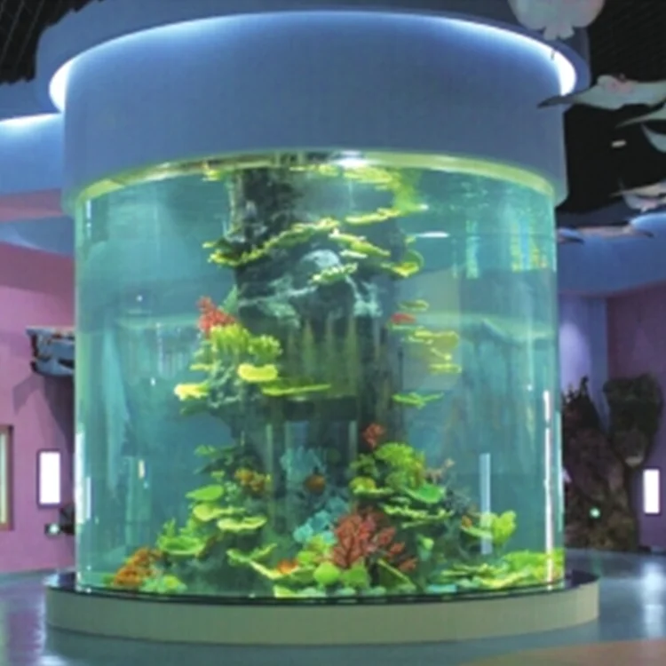 Custom 500L Big Size Large Round Fish tank Aquarium