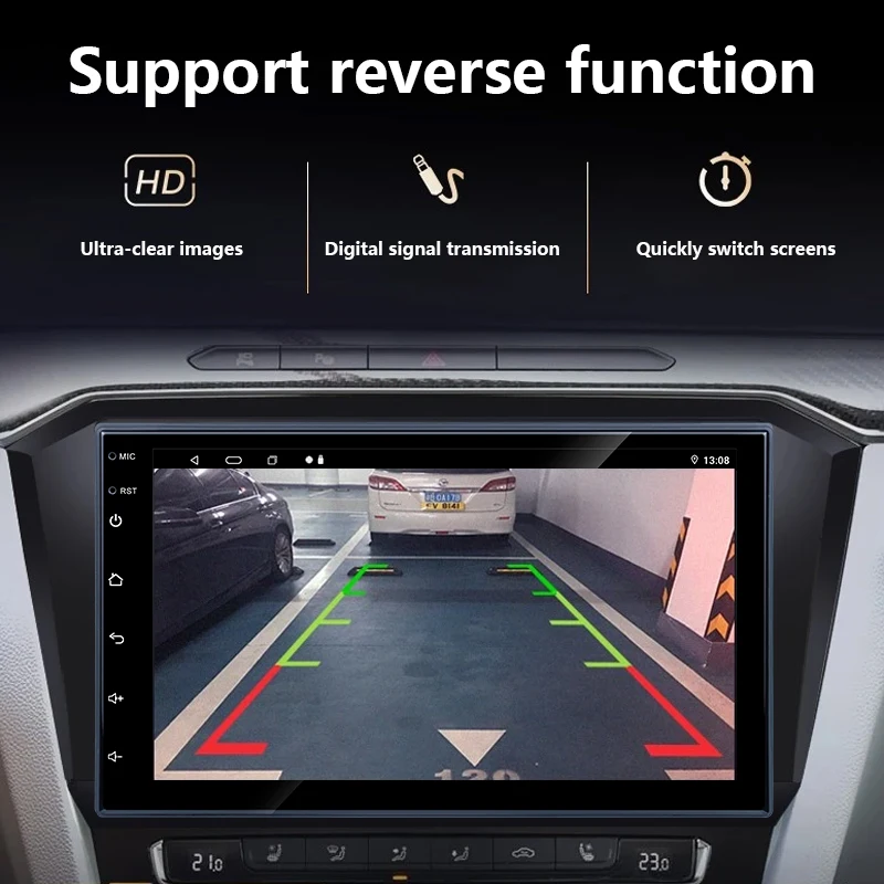 Android Auto Radio 7 Zoll - Mit Wireless CarPlay, Bluetooth & Rückfahrkamera