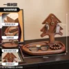 Pine wood shelf [Christmas tree]
