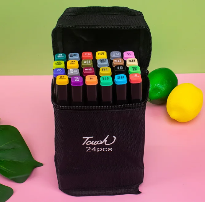 Набор маркеров для рисования 24 48 60 80 цветов