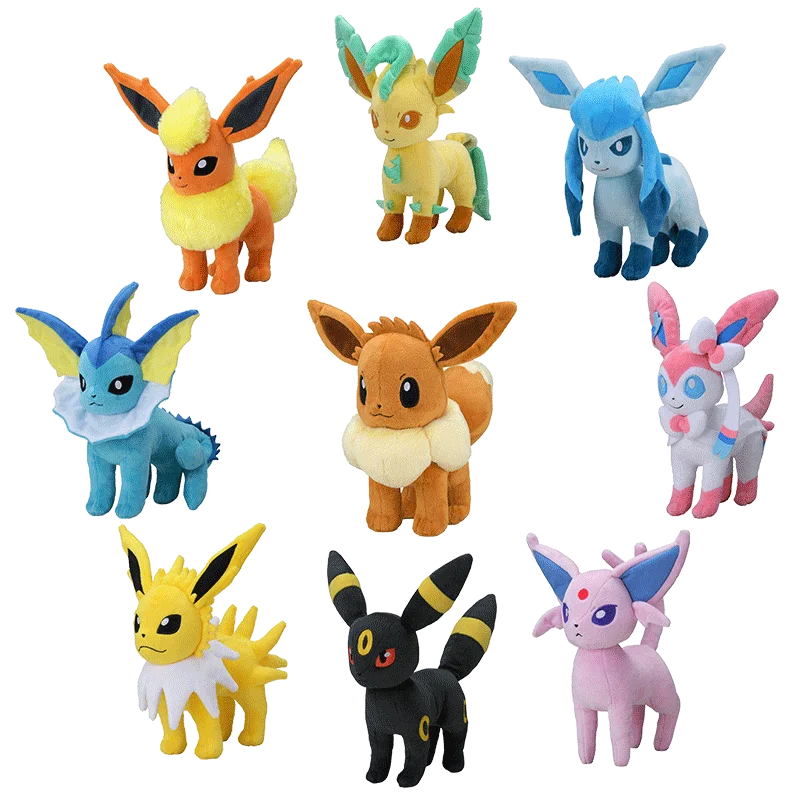 pokemon plush toys eevee evolutions