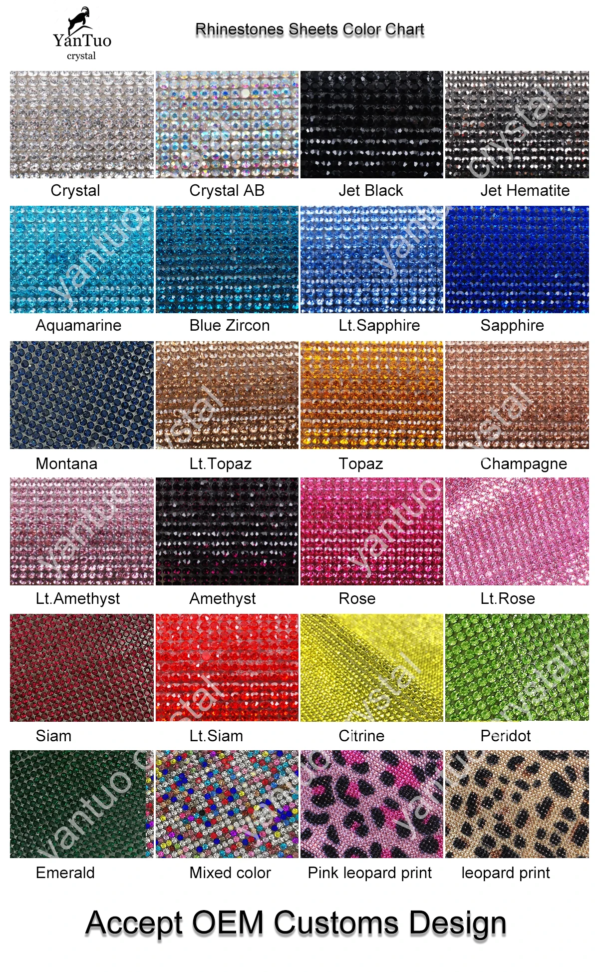 Yantuo 24x40 cm Self Adhesive Crystal Rhinestone Stickers Sheets 2mm Glass  Diamond Mesh Fabric For Crafts, Decoration