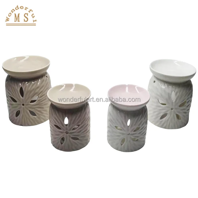 Assorted shape of porcelain incense wax burner ceramic aroma oil candle burner fragrance Flavor furnace