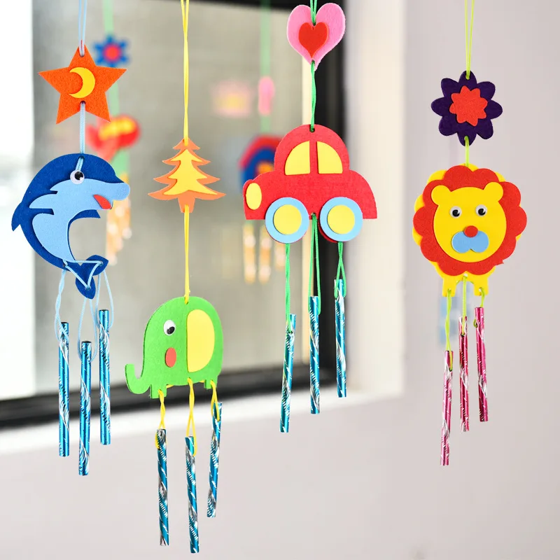 Child Kindergarten Manual Material Diy Wind Chime Eva Kit Toy Early Learning Education Gift Buy Eva Kit Toy Eva Foam Wind Chime Diy Foam Material Product On Alibaba Com