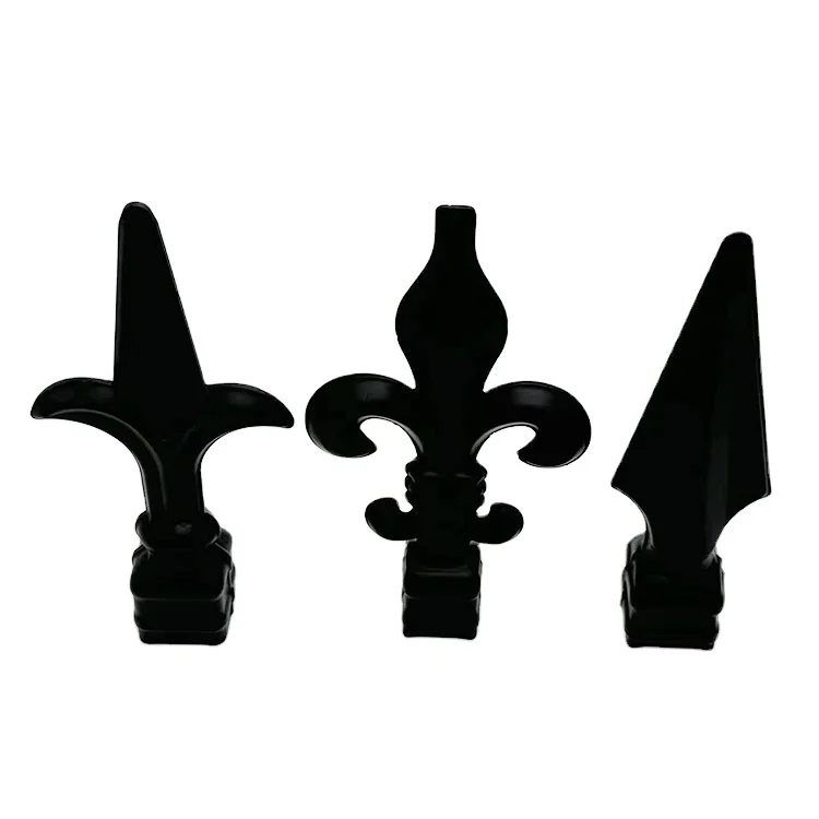 New Design Iron Gate Decorative Wrought Iron Fence Decoration Components Fence Spear Top