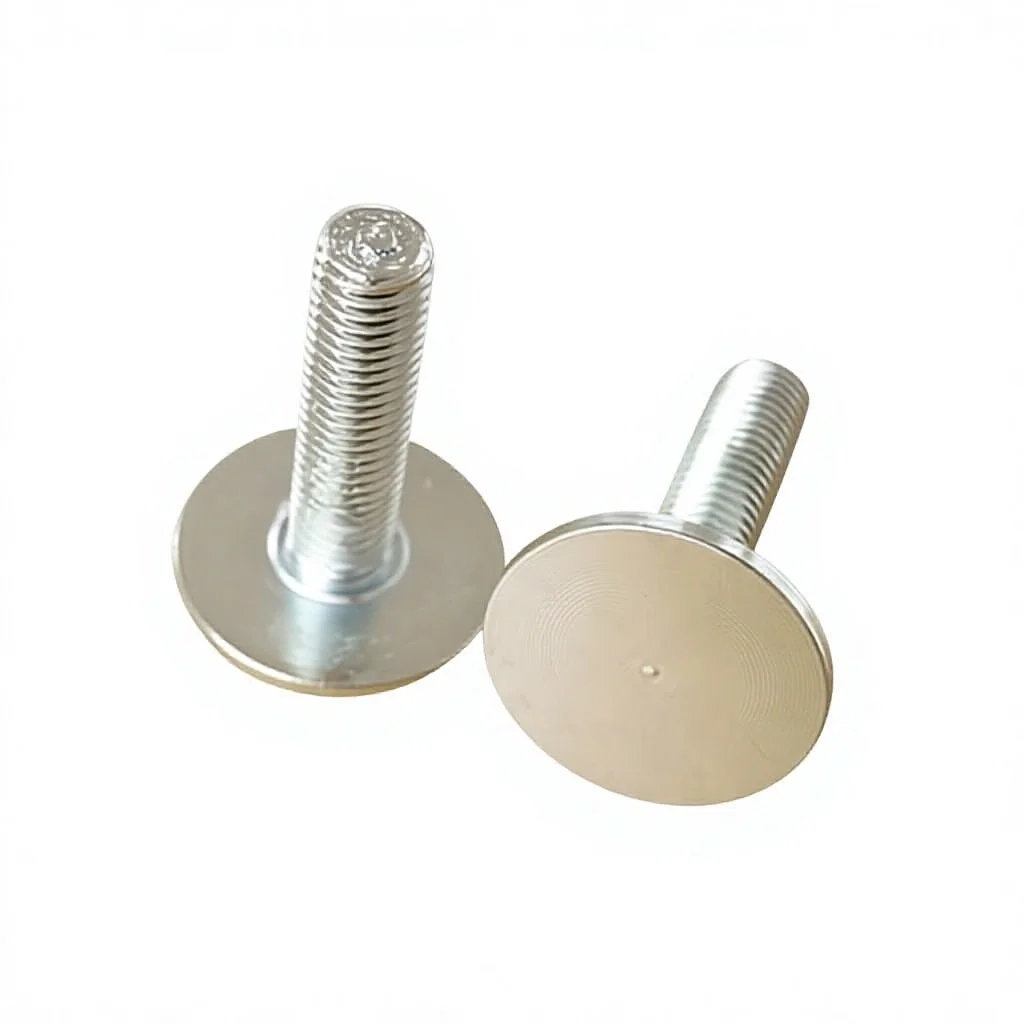 Carbon Steel Big Round Flat Head Bolt,Zinc Plated Flat Elevator Bolt