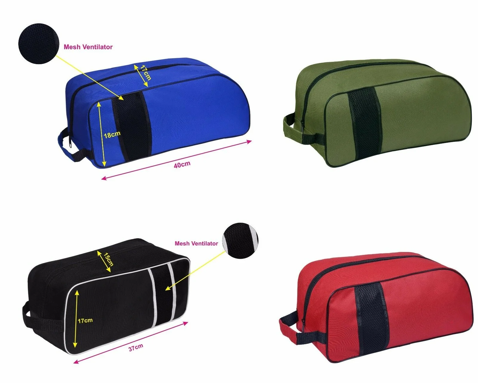 2023 Eco New Wholesale Zipper Football Boot Bag Sports Training Gym