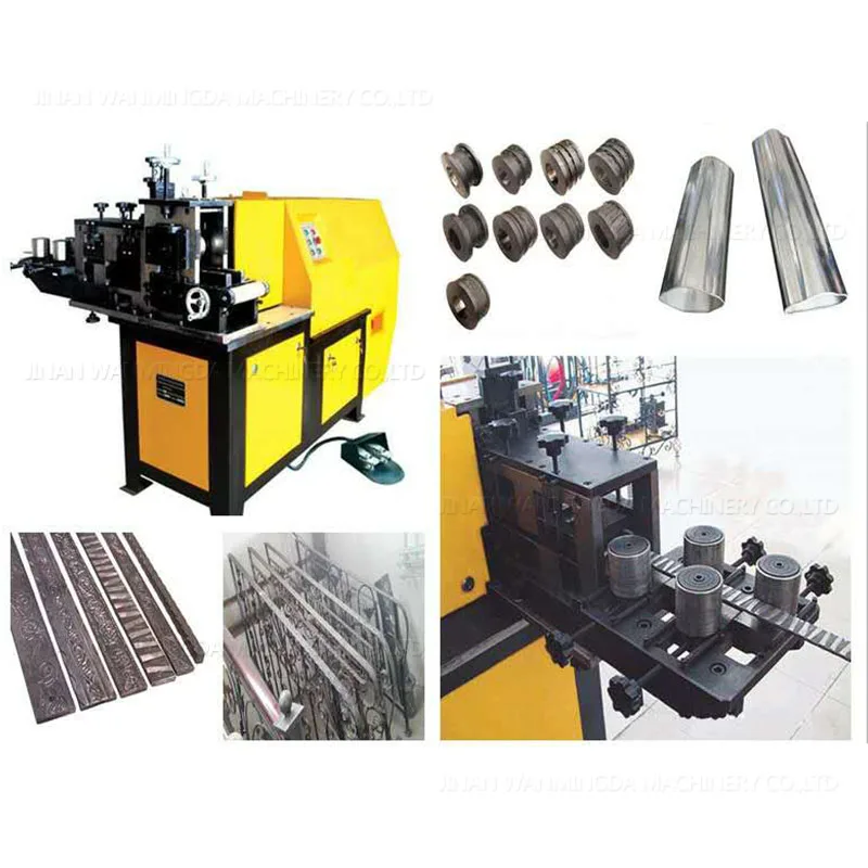 Hydraulic Cold Rolling Embossing Machine Flat Steel and square Steel Forging Machine Square Tube Double-sided Embossing Machine