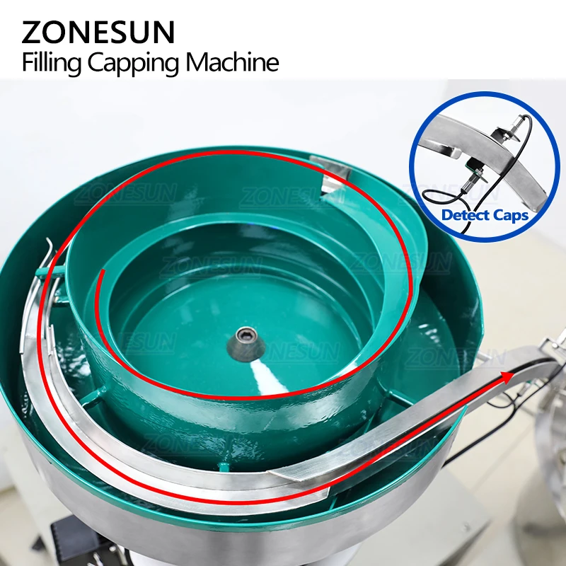 ZONESUN ZS-SVFC1 Automatic Tabletop Juice Cosmetic Serum Rotary Servo Gear Pump Spout Pouch Liquid Filling Capping Machine
