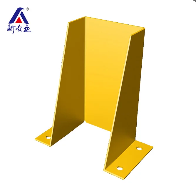 China Manufacturer Industrial H300mm Steel Pallet Racking Protectors Metal Column Guard Upright Frame Protector